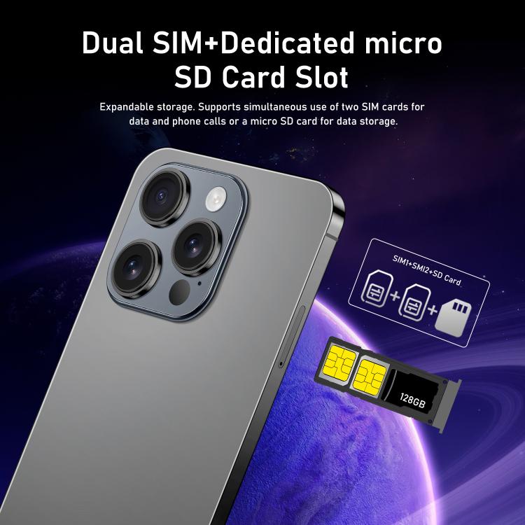 I16 Pro Max / RAi3, 3GB+64GB, 6.56 inch Android 10 MTK6739 Quad Core, Network: 4G, Dual SIM