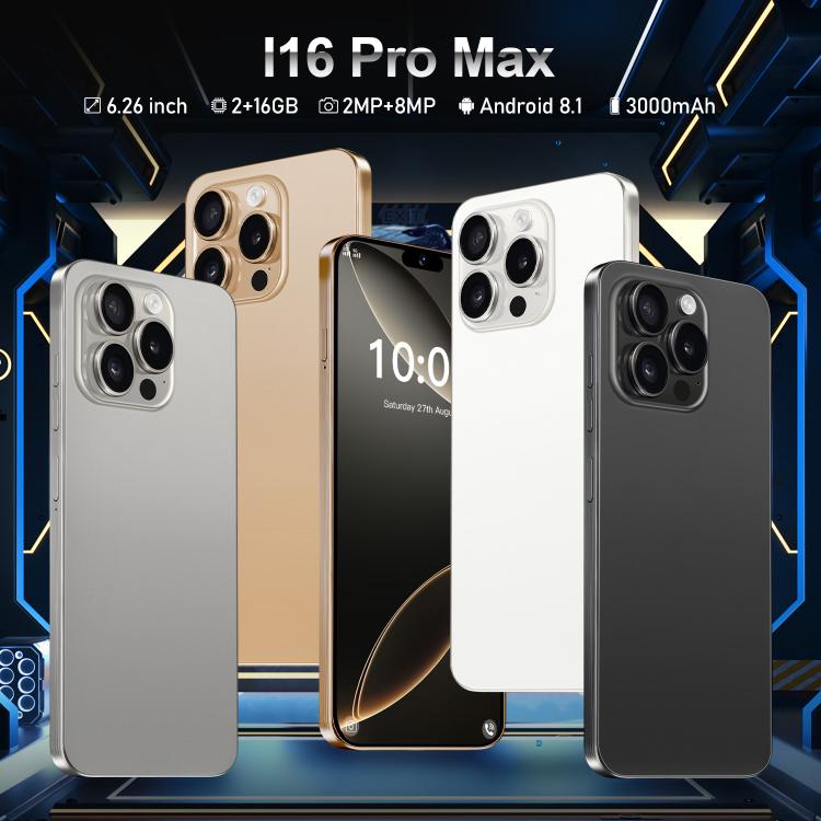 I16 Pro Max / ZPT93, 2GB+16GB, 6.26 inch Android 8.1 MTK6737 Quad Core, Network: 4G, Dual SIM