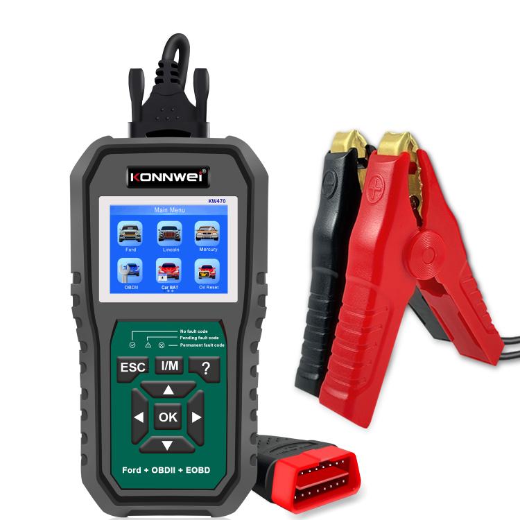 KONNWEI KW470 2.8 inch Color Screen Car OBD2 Fault Diagnostic Scan Tool for Ford