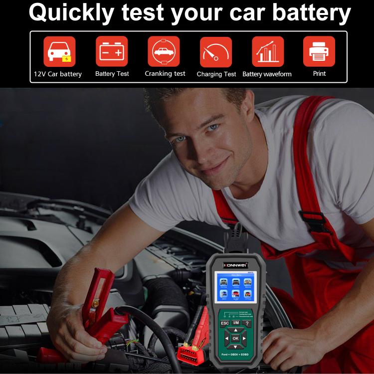 KONNWEI KW470 2.8 inch Color Screen Car OBD2 Fault Diagnostic Scan Tool for Ford