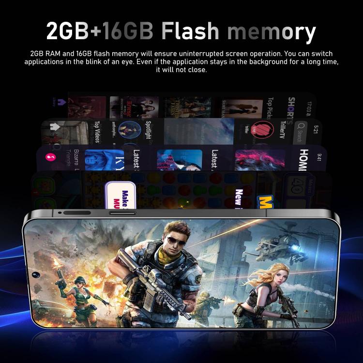 Reno13 Pro / ZKU290, 2GB+16GB, 6.56 inch Android 8.1 MTK6580A Quad Core, Network: 3G, Dual SIM