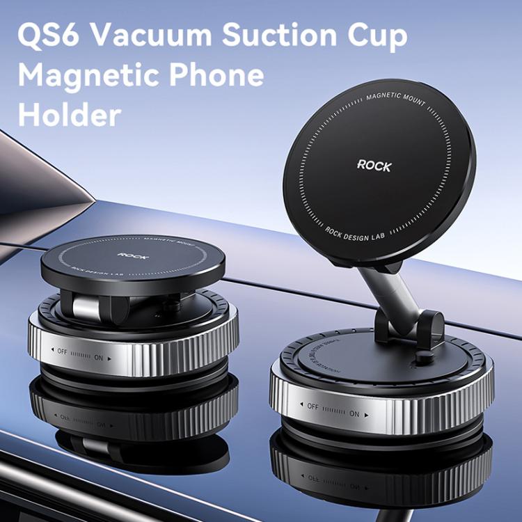 ROCK Q16 RPH1016 Car Electric Vacuum Suction Cup Magnetic Phone Holder