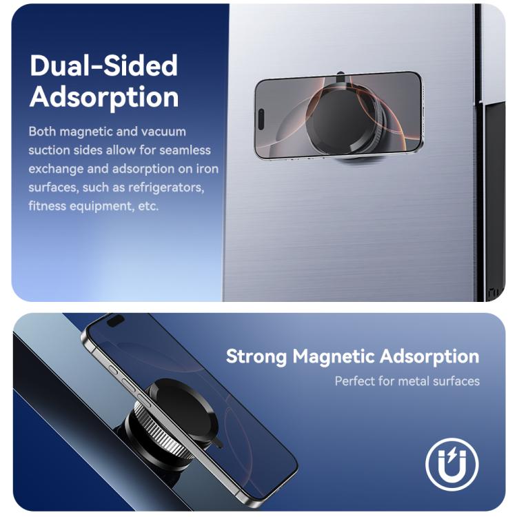 ROCK Q16 RPH1016 Car Electric Vacuum Suction Cup Magnetic Phone Holder