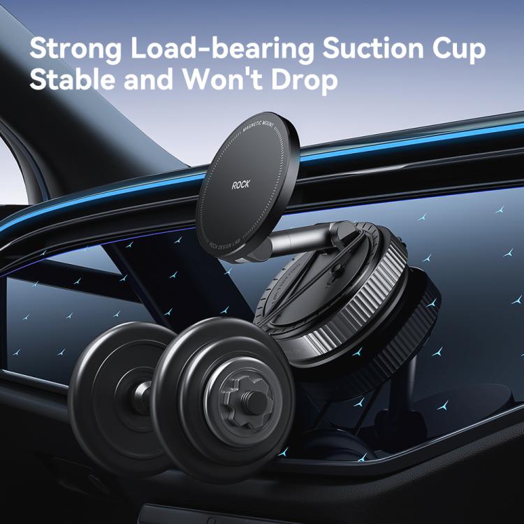 ROCK Q16 RPH1016 Car Electric Vacuum Suction Cup Magnetic Phone Holder