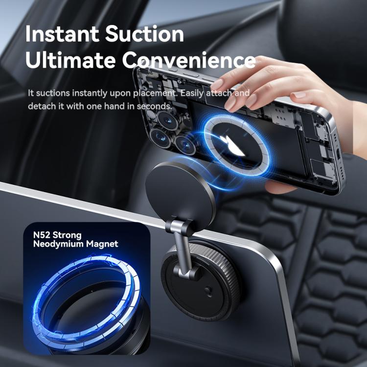 ROCK Q16 RPH1016 Car Electric Vacuum Suction Cup Magnetic Phone Holder