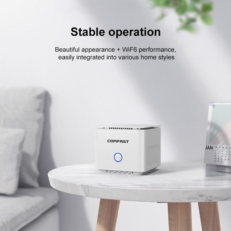 COMFAST CF-WR653AX 1500Mbps 2.4GHz / 5.8GHz Dual-Band Gigabit WiFi 6 Mesh Router