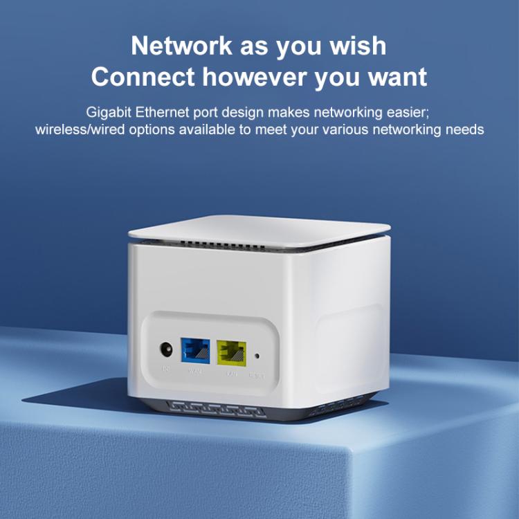 COMFAST CF-WR653AX 1500Mbps 2.4GHz / 5.8GHz Dual-Band Gigabit WiFi 6 Mesh Router