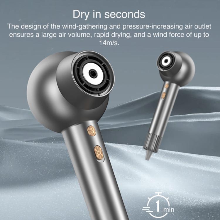 WG-F01 LED Digital Display Smart Frequency Conversion Negative Ion High Speed Hair Dryer