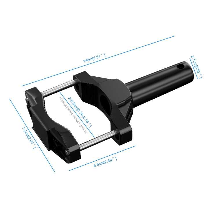 CS-1090A1 Motorcycle Modified Bumper Shock Absorption Fixture Spotlight Fixing Bracket