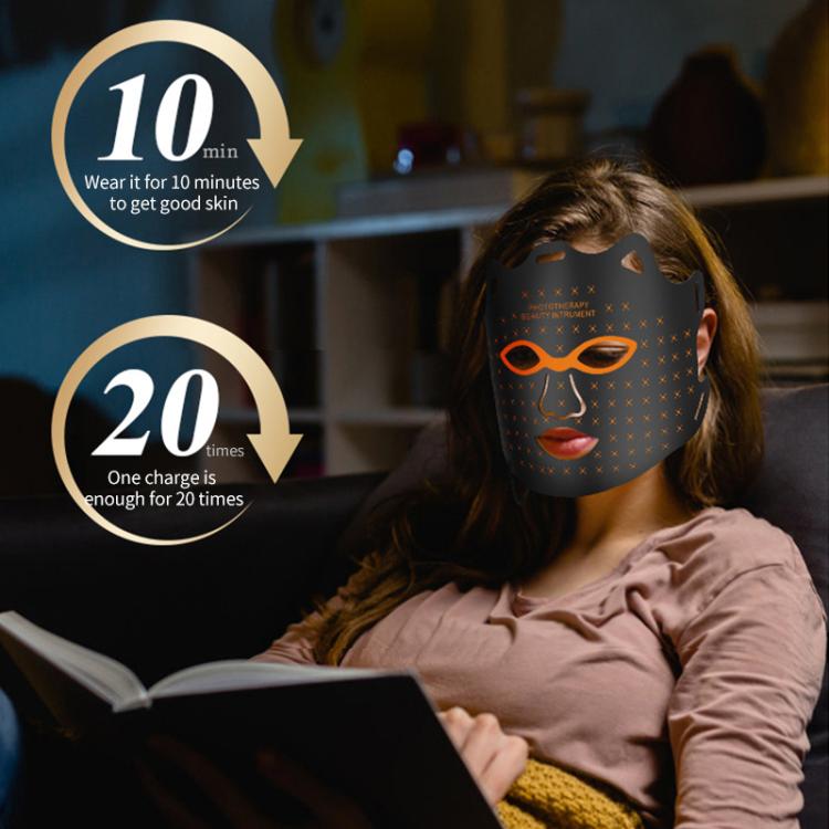 WG-SP-1103 LED Colorful Photon Rejuvenation Mask Facial Beauty Instrument, Infrared