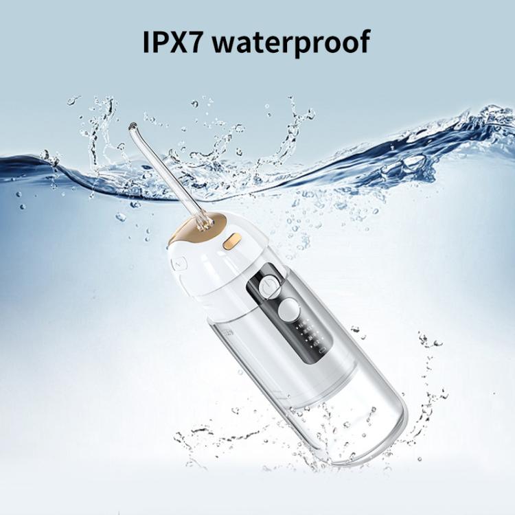 FY-B302 Smart Oral Teeth Irrigator Portable Retractable Electric Water Flosser, 200ml Water Tank