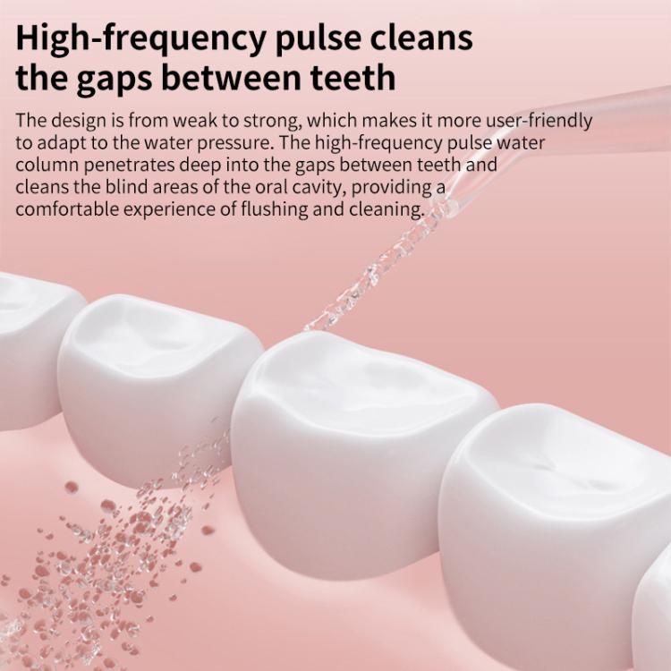 WF-B309 Retractable Electric Water Flosser Portable Oral Irrigator, 190ml Water Tank