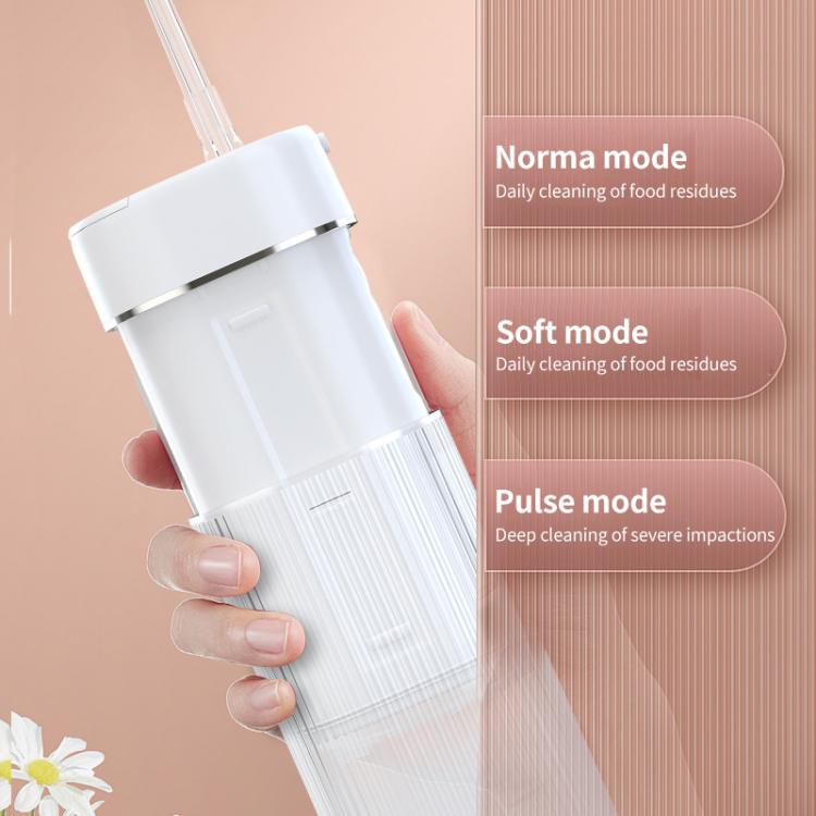 WF-B309 Retractable Electric Water Flosser Portable Oral Irrigator, 190ml Water Tank