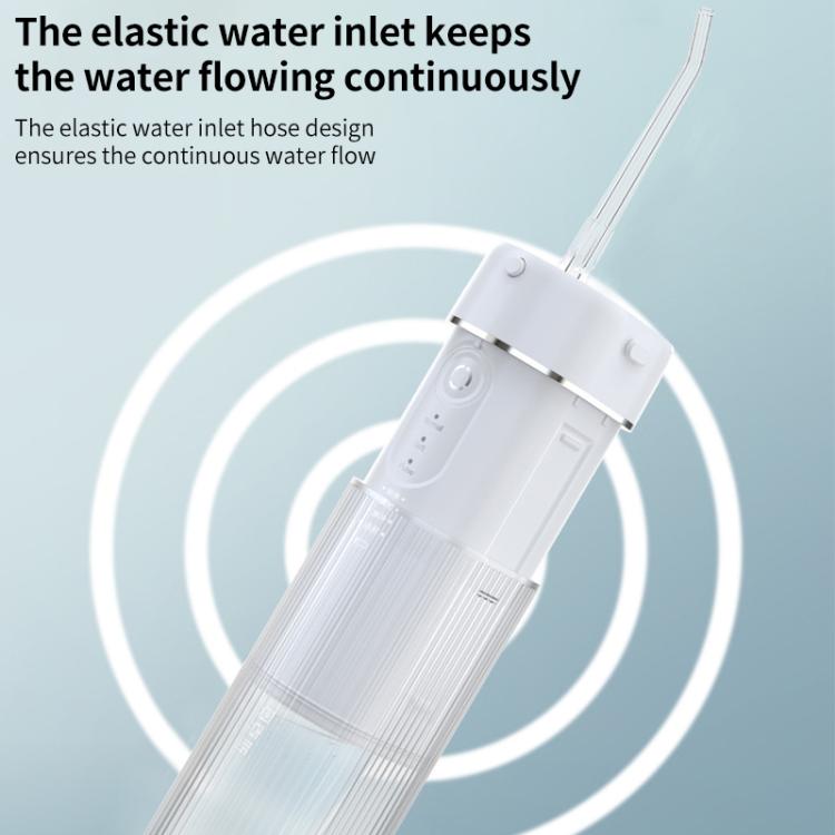 WF-B309 Retractable Electric Water Flosser Portable Oral Irrigator, 190ml Water Tank