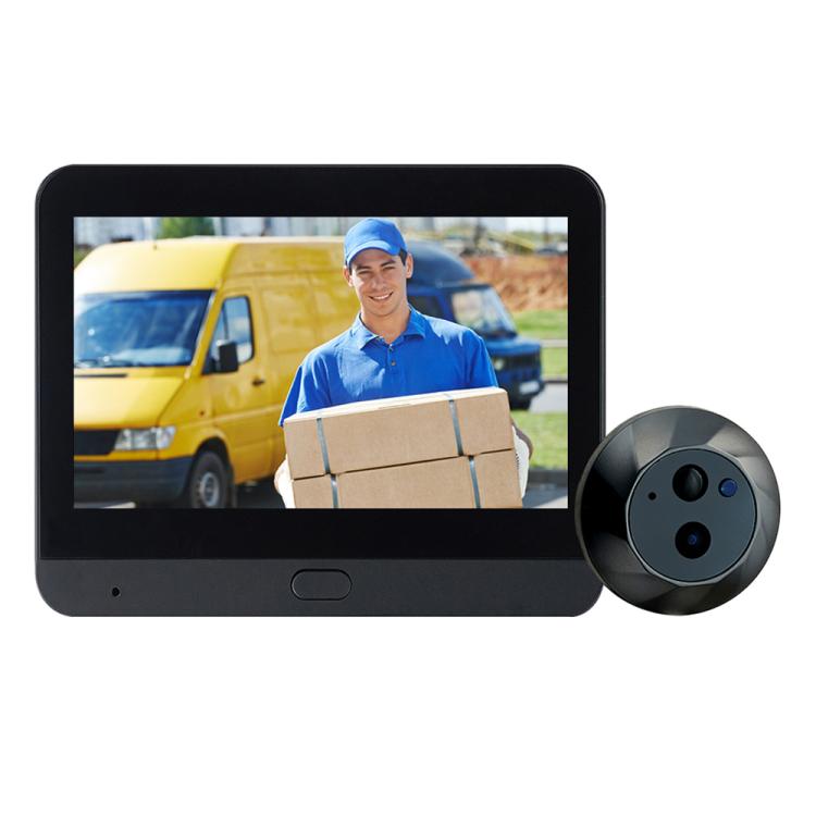 ESCAM C88 4.3 inch 1080P PIR Digital Door Viewer WiFi Video Doorbell Support Night Vision, Two-way Audio
