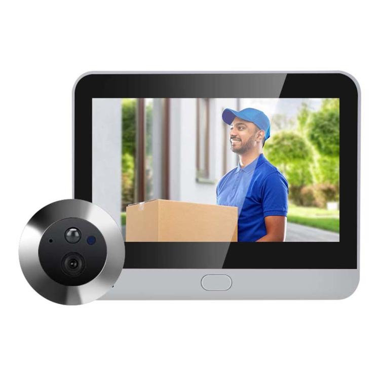 ESCAM C88 4.3 inch 1080P PIR Digital Door Viewer WiFi Video Doorbell Support Night Vision, Two-way Audio
