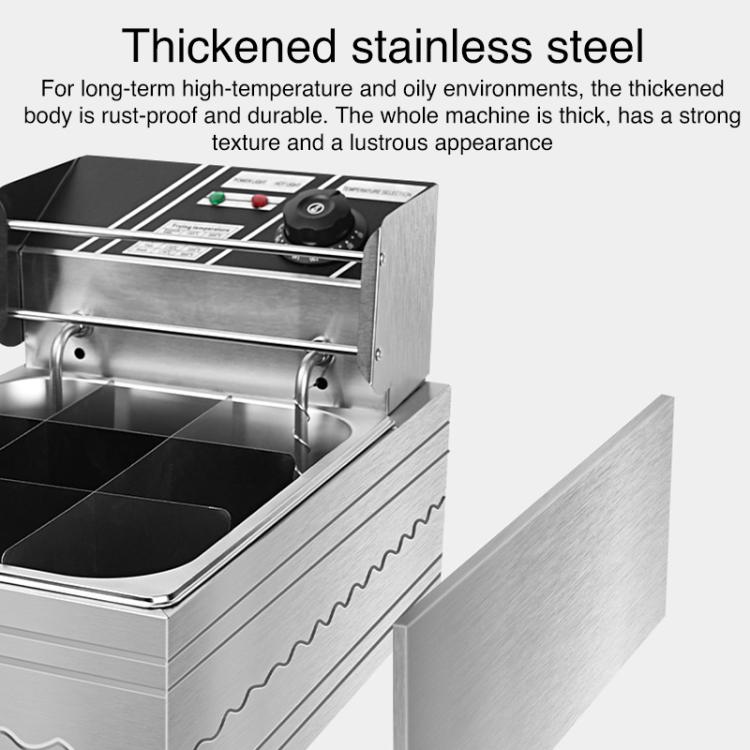 Multifunctional Commercial Stainless Steel Thick Electric Fryer Electric Boiler
