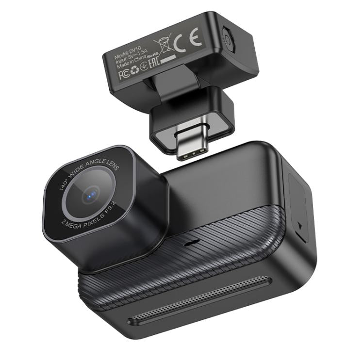 hoco DV10 1.47 inch IPS Mini Screen Dashcam Driving Recorder