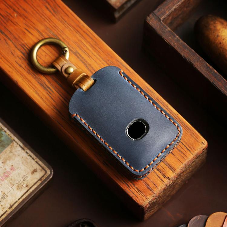 For Mazda Axela Hallmo B023 Crazy Horse Cowhide Car Key Protection Cover