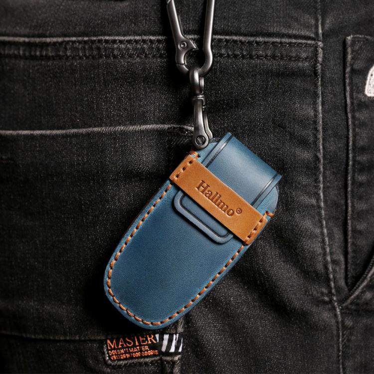 For Toyota North American 2+1-button C012 Crazy Horse Cowhide Car Key Protection Cover