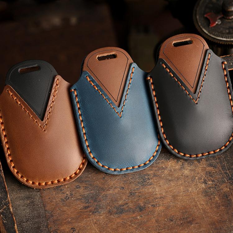 For Honda Odyssey 2024 Hallmo Crazy Horse Cowhide Car Key Protection Cover