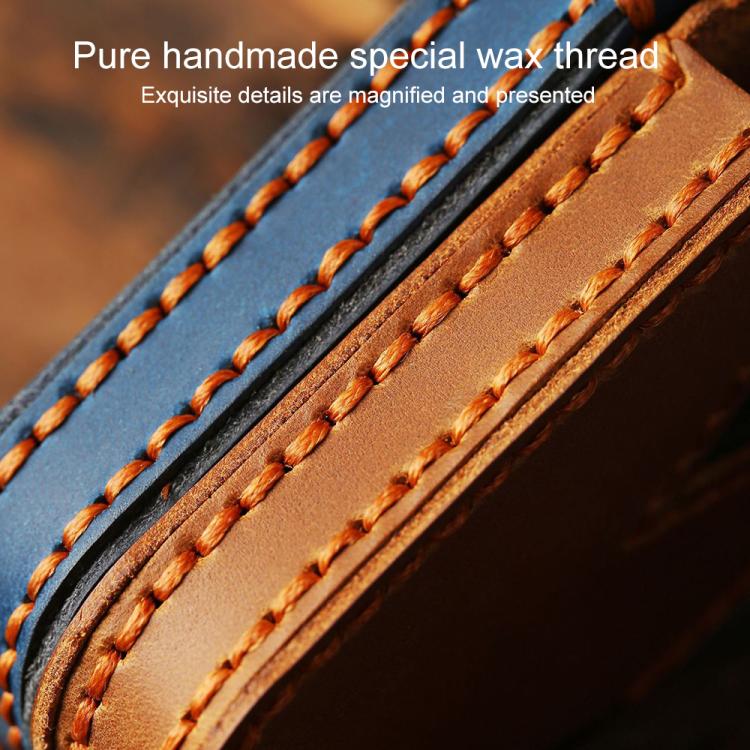 For Lexus RX270 / ES240 / LX570 Hallmo Crazy Horse Cowhide Car Key Protection Cover