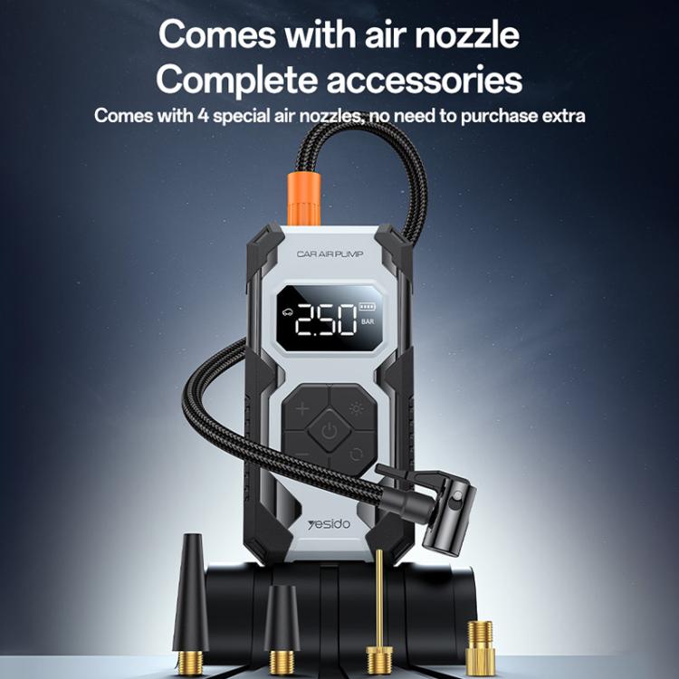 Yesido VC12 7800mAh Multi-function Car Air Pump Car Tires Cordless Tire Inflator