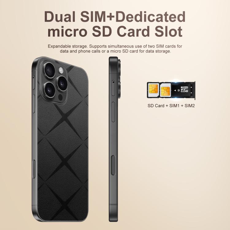 C16 Pro Max / A88-B, 2GB+16GB, 6.58 inch Android 8.1 MTK6580A Quad Core, Network: 3G, Dual SIM