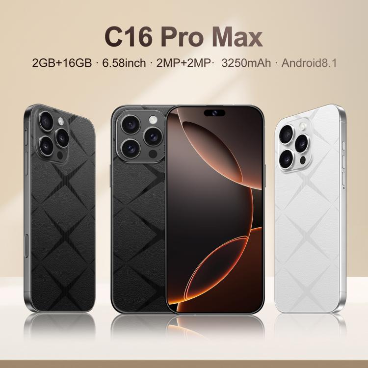 C16 Pro Max / A88-B, 2GB+16GB, 6.58 inch Android 8.1 MTK6580A Quad Core, Network: 3G, Dual SIM
