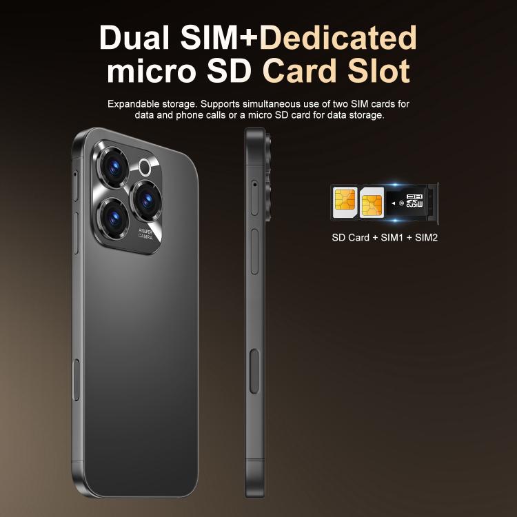 A16 Max / PDA89, 4GB+64GB, 6.58 inch Android 10 MTK6739 Quad Core, Network: 4G, Dual SIM