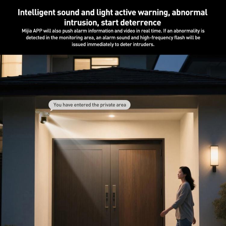 Original Xiaomi Outdoor Camera 4 MJSXJ10HL Dual 5MP 3K Ultra HD IP66 Waterproof