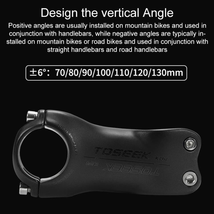 TOSEEK K04 Full Carbon Fiber Brazing Road Mountain Bike Handlebar Riser Faucet