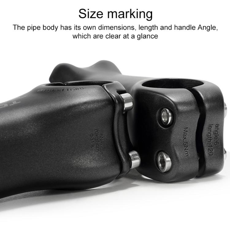 TOSEEK K04 Full Carbon Fiber Brazing Road Mountain Bike Handlebar Riser Faucet