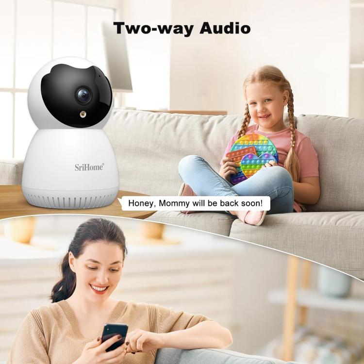 SriHome SH036 500W Pixel AI Smart HD Camera Supports Human Tracking