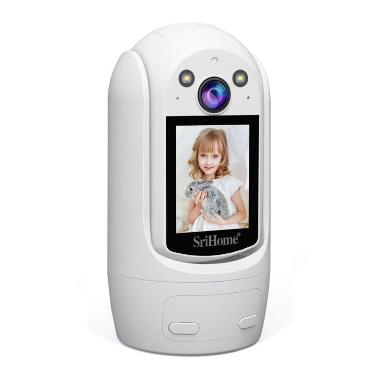 SriHome SH060 2MP 2.4 inch IPS Screen Smart IP Camera Supports Two-way Video Voice Call