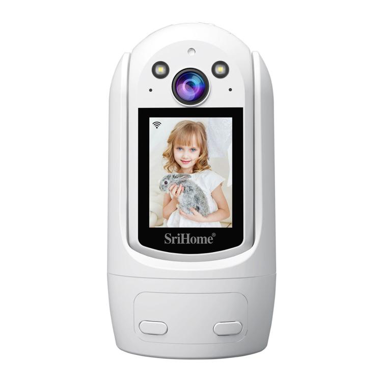 SriHome SH060 2MP 2.4 inch IPS Screen Smart IP Camera Supports Two-way Video Voice Call