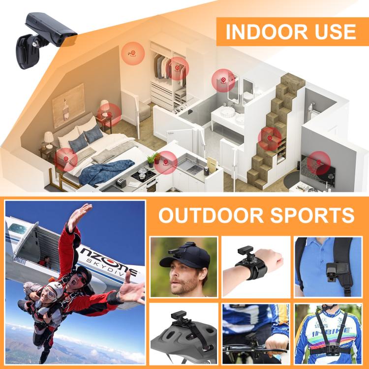 TN-6 Multifunctional HD WIFI Mini Camera Video Recorder