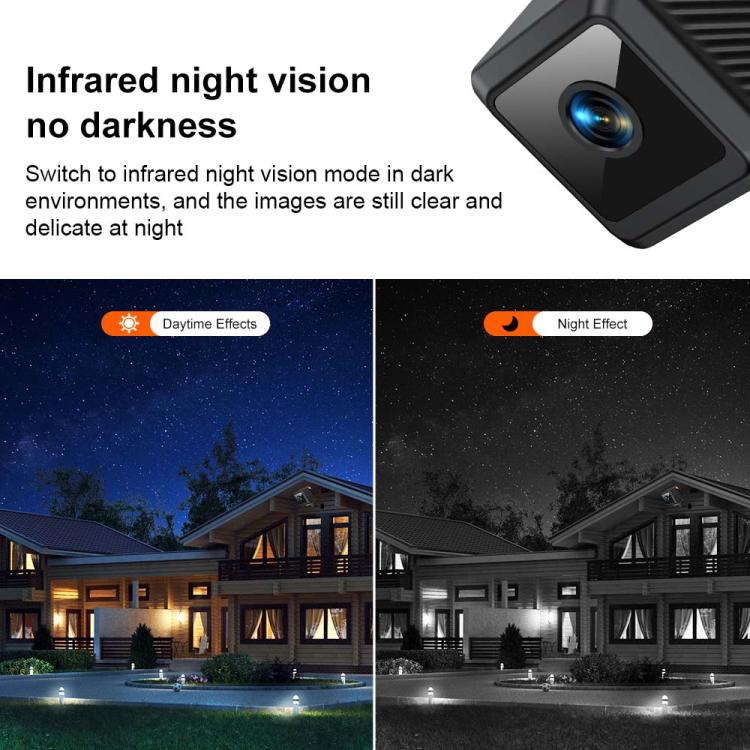 W02 HD Magnetic WiFi Smart Mini Camera Supports Motion Detection Infrared Night