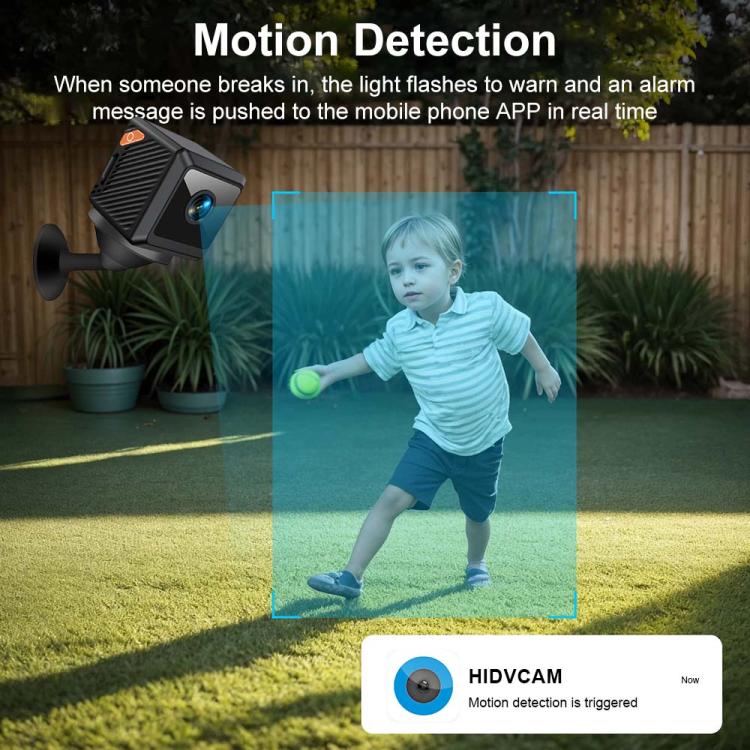 W02 HD Magnetic WiFi Smart Mini Camera Supports Motion Detection Infrared Night