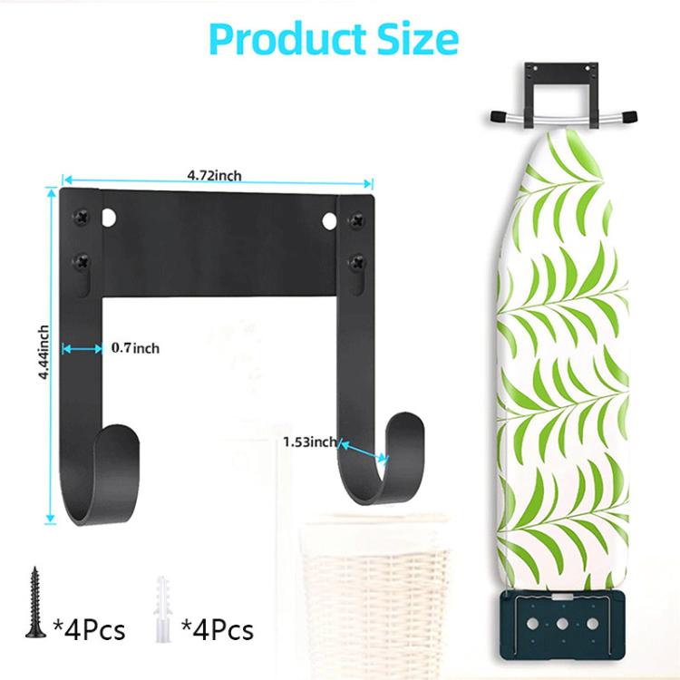 Wall Mounted Ironing Board Bracket Adjustable Ironing Board Hanger