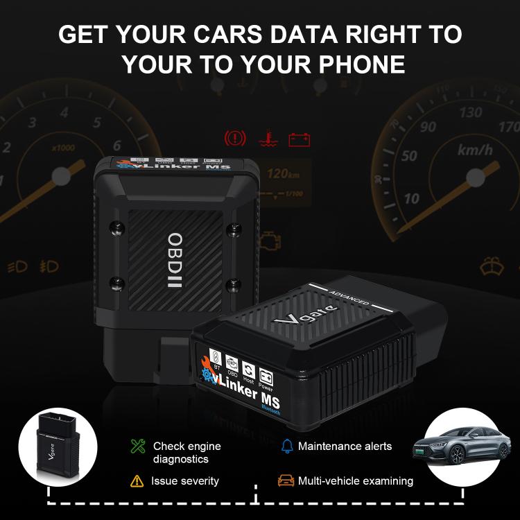 Vgate vLinker MS 12V / 24V Bluetooth Car OBD2 Scanner