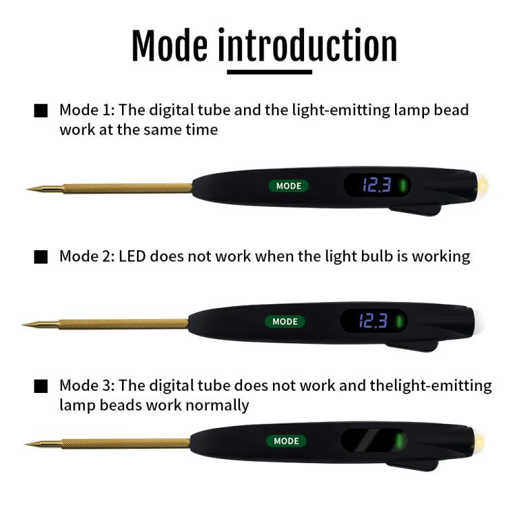 Vgate VT100 Car Multifunctional Electrical Circuit Tester Voltage Probe Pen
