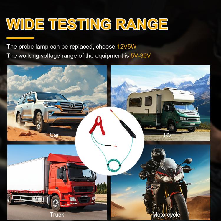 Vgate VT100 Car Multifunctional Electrical Circuit Tester Voltage Probe Pen