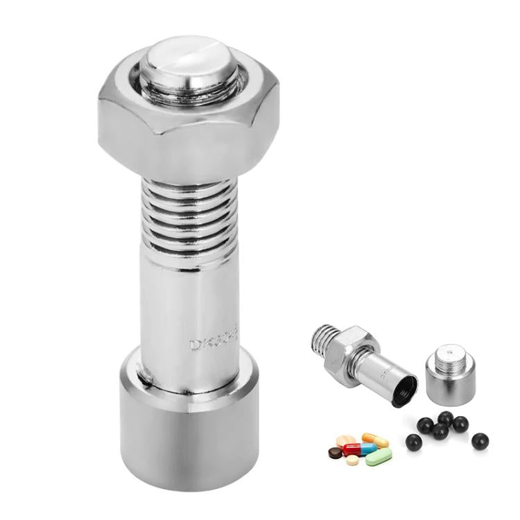 Simulation Spare Tire Screw Capsule Medicine Storage Tank Pill Storage Organizer