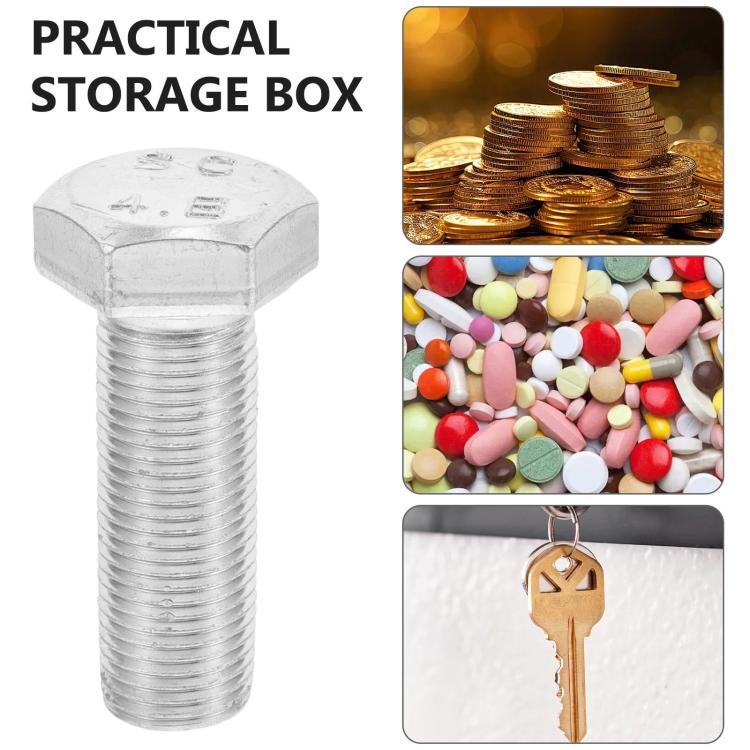 Portable Hexagonal Screw Medicine Storage Tank Pill Storage Box