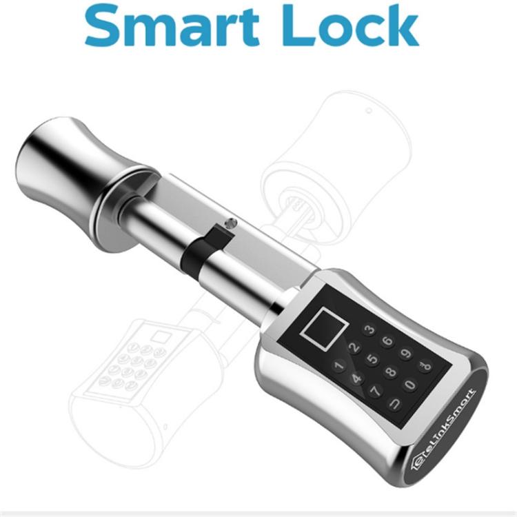 Office Home Fingerprint Password Smart Lock Cylinder