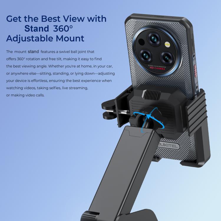 OUKITEL 360 Degree Rotating Adjustable Bicycle Phone Mount Holder