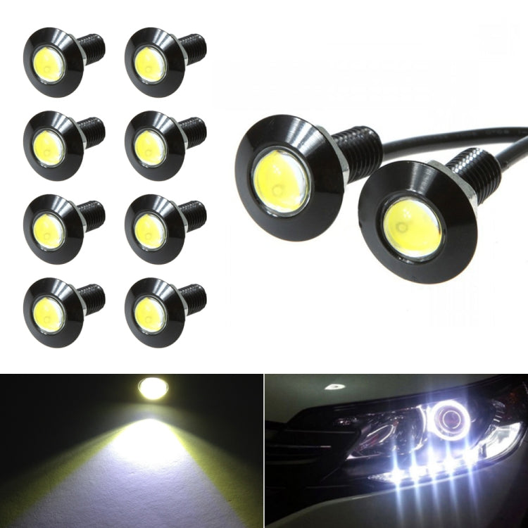 10 PCS 23mm 1.5W DC9-80V Motorcycle Eagle Eye Light Single Lens
