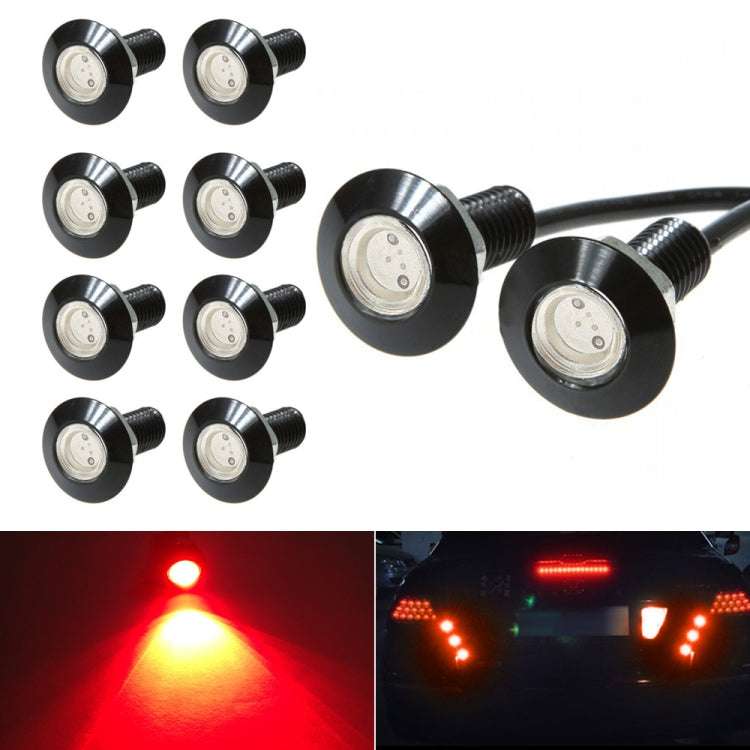 10 PCS 23mm 1.5W DC9-80V Motorcycle Eagle Eye Light Single Lens