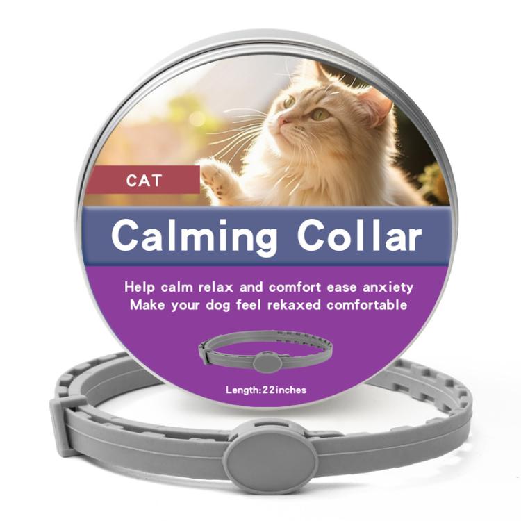 Pet Deworming Calming Collar Fleas Ticks Removing, Aluminum Box Packing